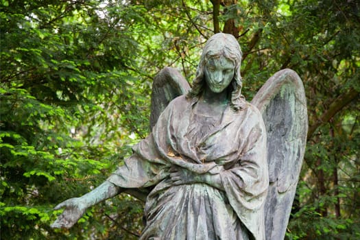 Grave at Melaten Friedhof in Cologne, Germany.