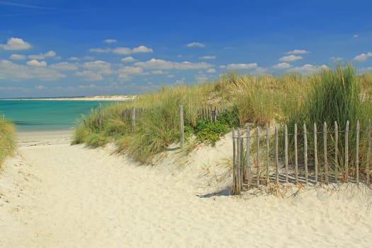 Sandy beach near Tronoen,Finistere,Brittany,France
