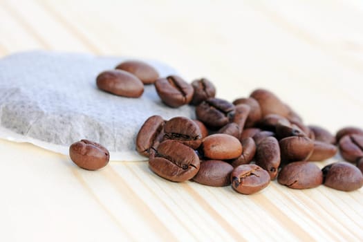 Coffee beans or pads