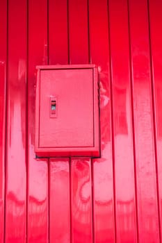 Control box of roller metal door of building