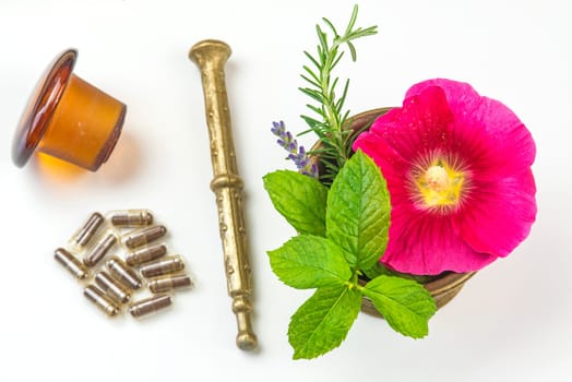Naturopathic with medicinal plants