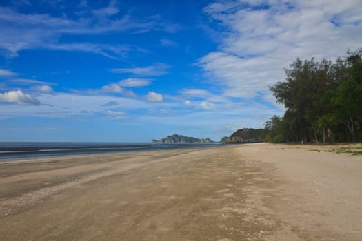 beautiful beach and tropical sea in summer