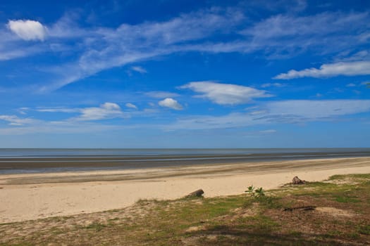 beautiful beach and tropical sea in summer