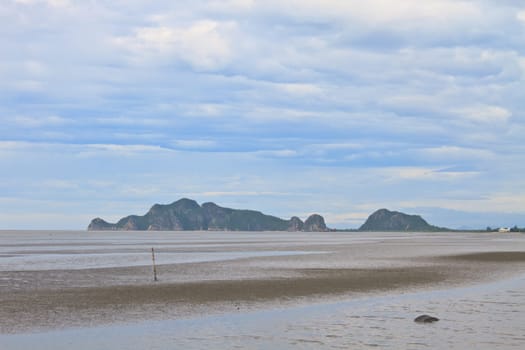 beautiful beach and tropical sea in summer