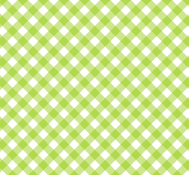 Tablecloth pattern with diagonal stripes in green