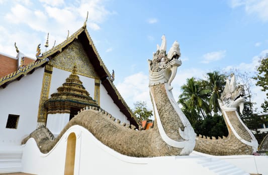 Buddhist temple of Wat Phumin in Nan, Thailand
