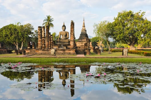 Wat Mahathat in Sukhothai Historical Park, Thailand