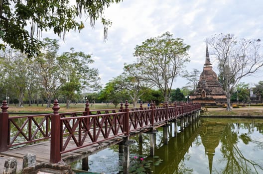 Wat Sa Si in Sukhothai Historical Park, Thailand