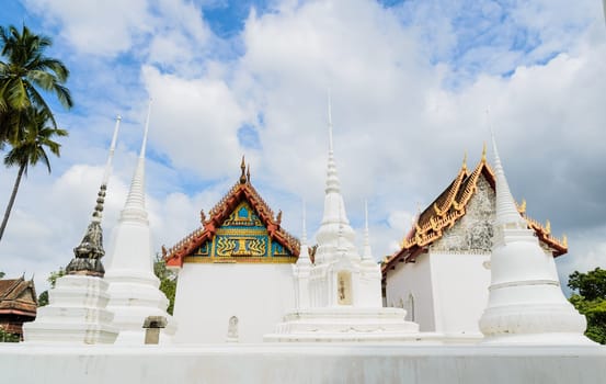 Ancient Thai temple of Wat Uposatharam in Uthai Thani, Thailand