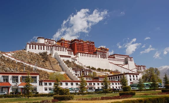Potala palace in Lhasa, Tibet