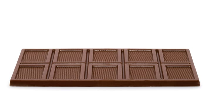 pieces of Chocolate isolated on white