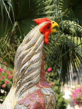 Statue of a rooster