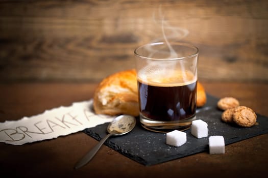 rustic coffee break