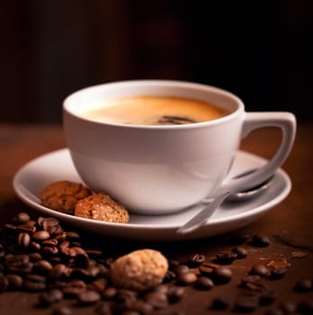 fresh coffee rustic