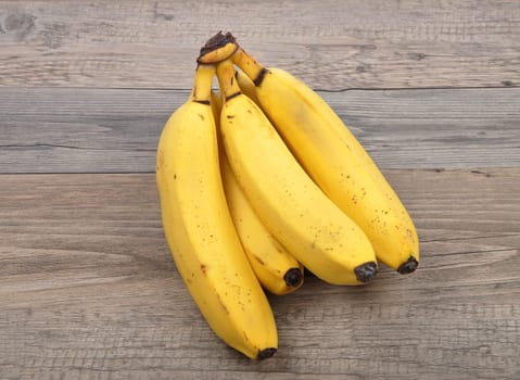 Bananas on wood