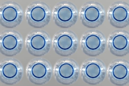 A close up shot of a water bottle