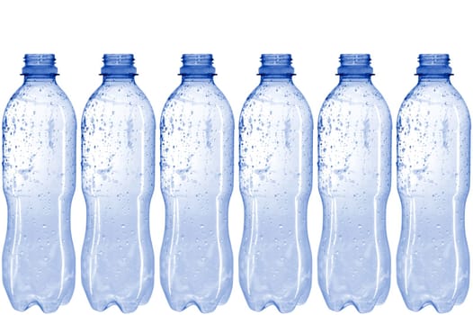 A close up shot of a water bottle