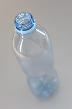 A close up shot of a water bottle
