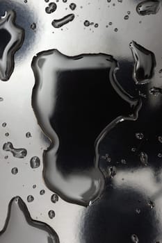 A close up shot of ice cubes