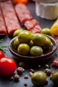 Photo of antipasti and appetizers