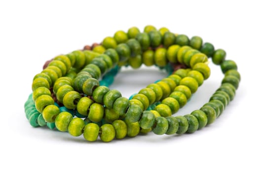 wooden color beads