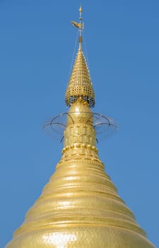 Close up of Lawkananda pagoda in Bagan, Myanmar