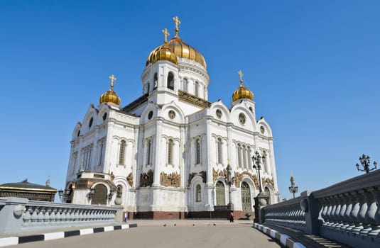 Russian Orthodox Church of Cathedral of Christ the Saviour in Moscow, Russia