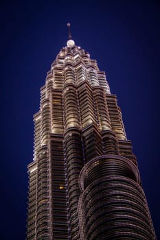 Petronas Towers in Kuala Lumpur,Malaysia