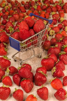 Strawberry jam cooking