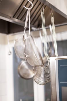 restaurant kitchen inside cooking hob furnishing industrial large kitchen canteen catering
