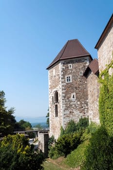 Ljubljana Castle in Ljubljana, Capital City of Slovenia.