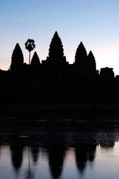 Photo of Ankgor Wat at dawn time in Cambodia