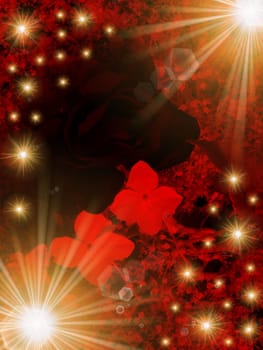 festiv abstract flower