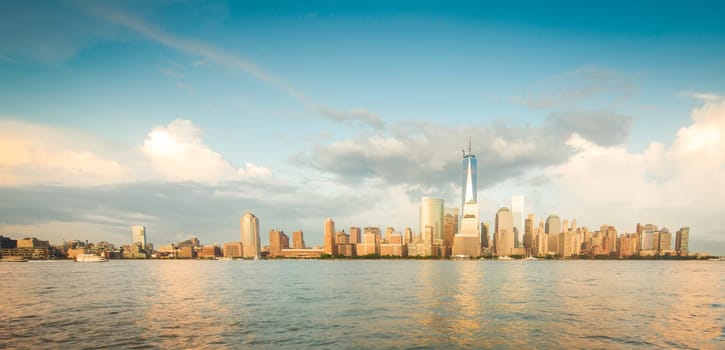 Panorama of NYC in the Summer.
