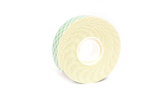 double sided tape isolated on white background