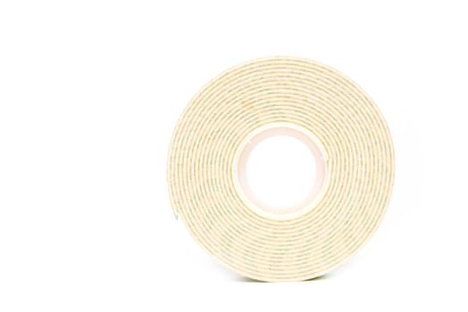 double sided tape isolated on white background