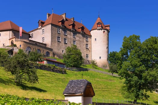 Greyerz Castle Chateau de Gruyére