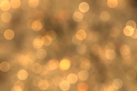 Abstract circular natural orange bokeh background