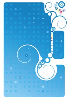 Editable abstract style vector design