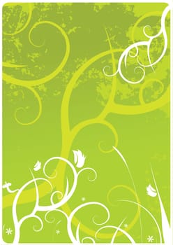 Editable grunge retro vector design