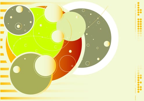 Editable abstract  vector background with space for your text