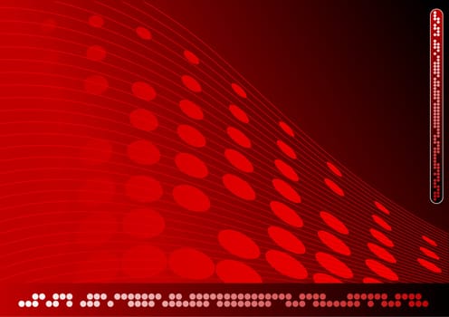 Editable abstract vector background with space for your text