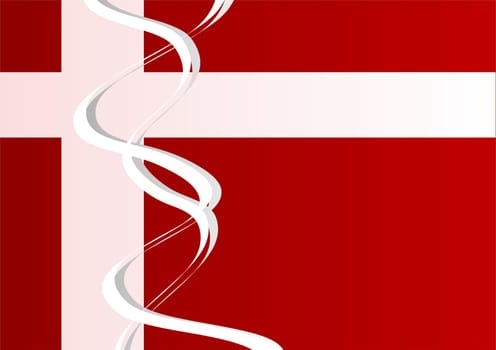 Editable vector red christmas gift background