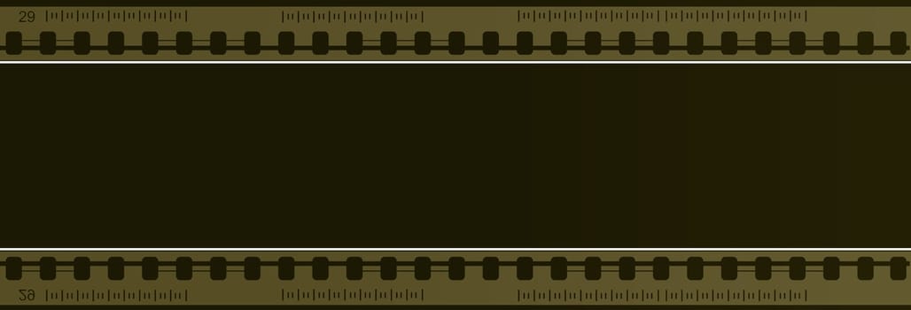 Computer designed negative film frame