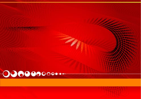 Editable abstract vector background with space for your text