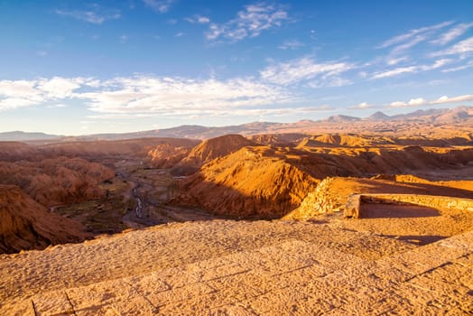 View of the Atacama Desert near San Pedro, Chile