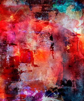 abstract painting textures collated