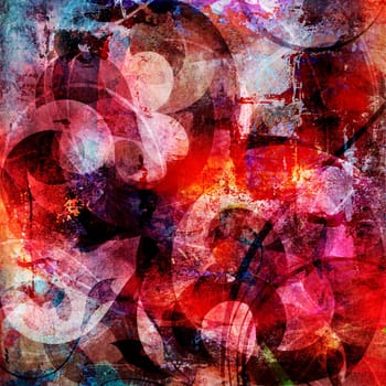 abstract painting textures