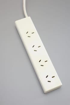A close up shot of an Australian power cord
