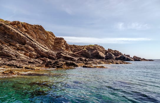 Landscape of Costa Brava on the Cap de Creus, Catalonia, Spain